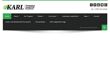 Tablet Screenshot of karlprogram.com